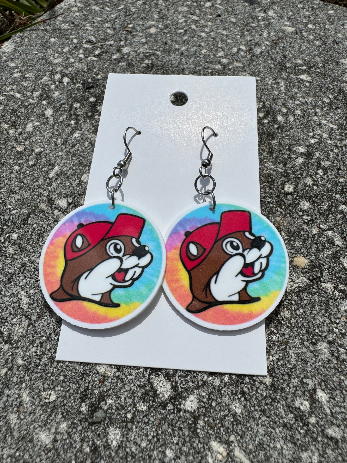 Bucc-ee’s Tie-Dye Earrings