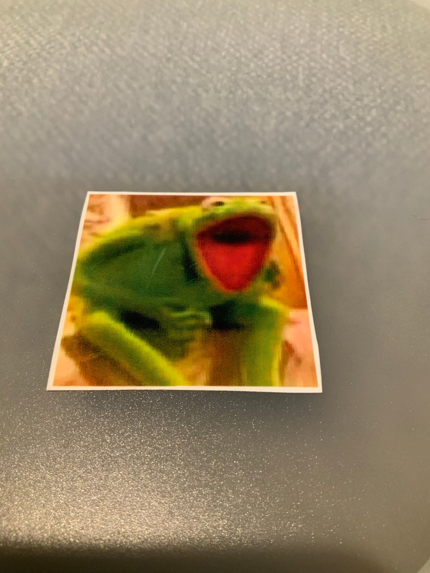 Screaming Kermit Meme Sticker